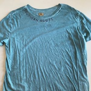 Southern Roots distressed T-shirt